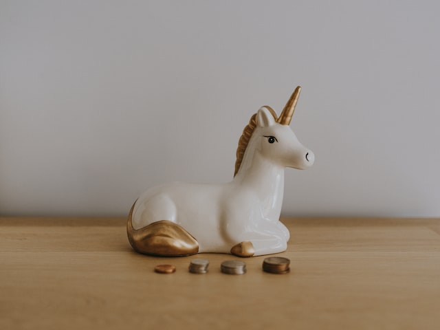 why email marketing is worth investing in - unicorn shaped piggy bank with golden horn